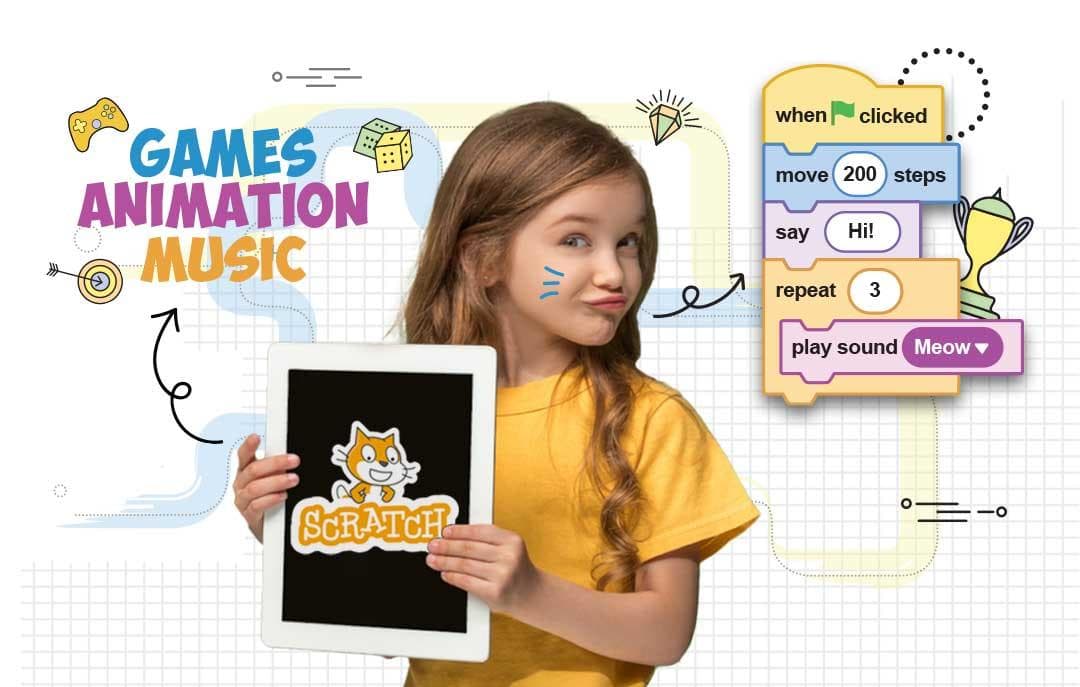 Cover image for Kids Coding & AI Creativity Course