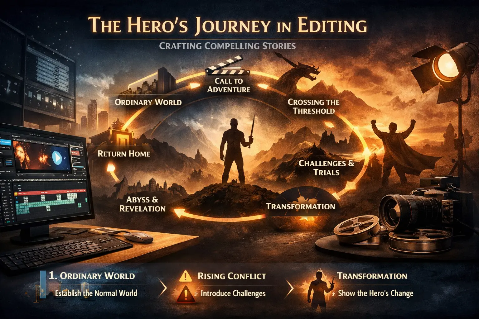 Hero's journey diagram